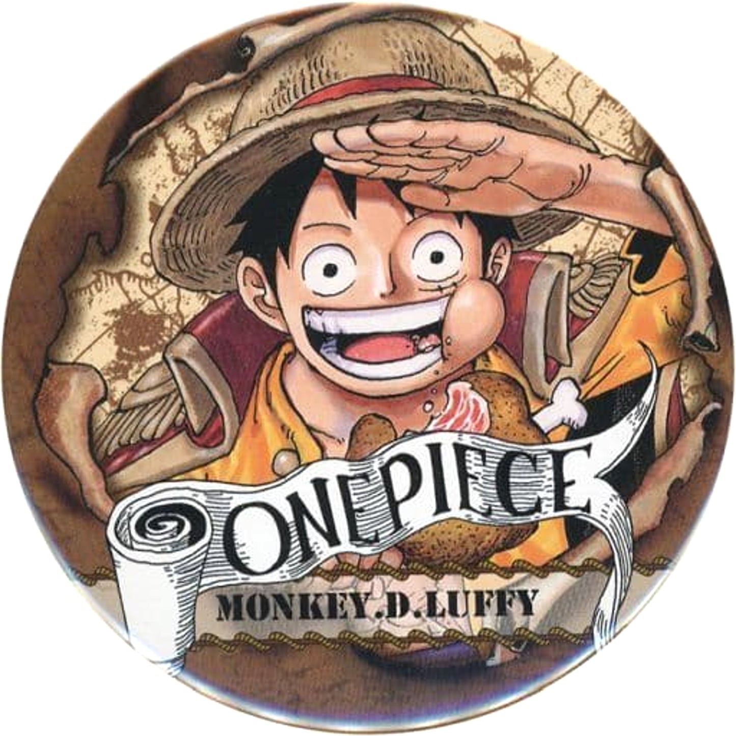 Monkey D. Luffy One Piece Collection Button Part 7 [USED]