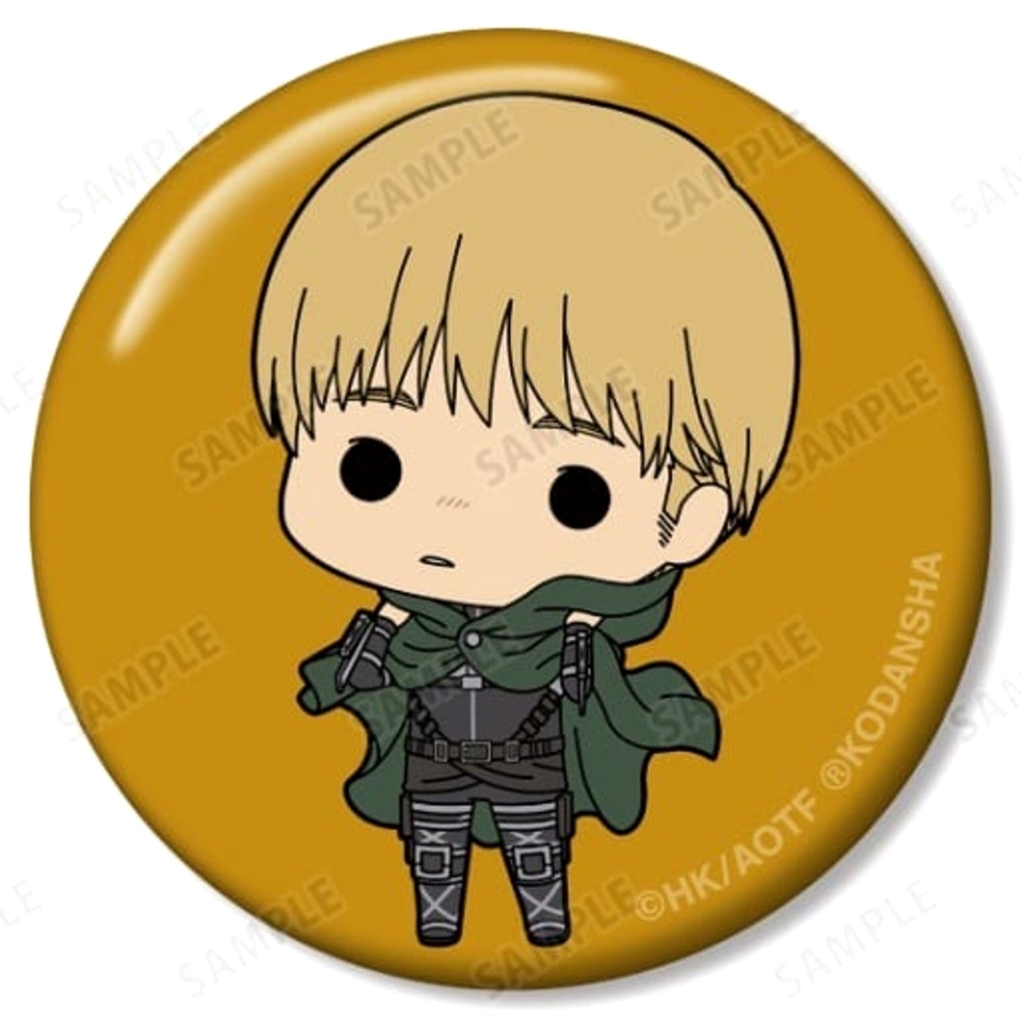 Attack on Titan Armin Arlert Trading Tiny Can Badge Buttons [USED]