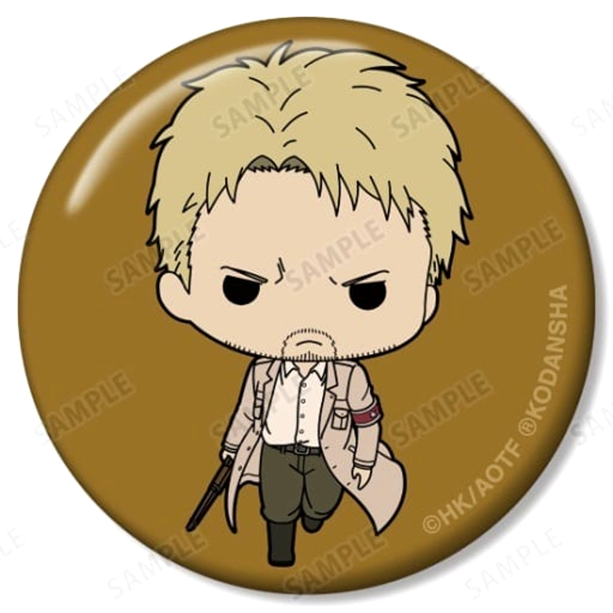 Attack on Titan Reiner Braun Trading Tiny Can Badge Buttons [USED]
