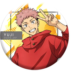 Jujutsu Kaisen Yuji Itadori Trading Can Badge Buttons [USED]