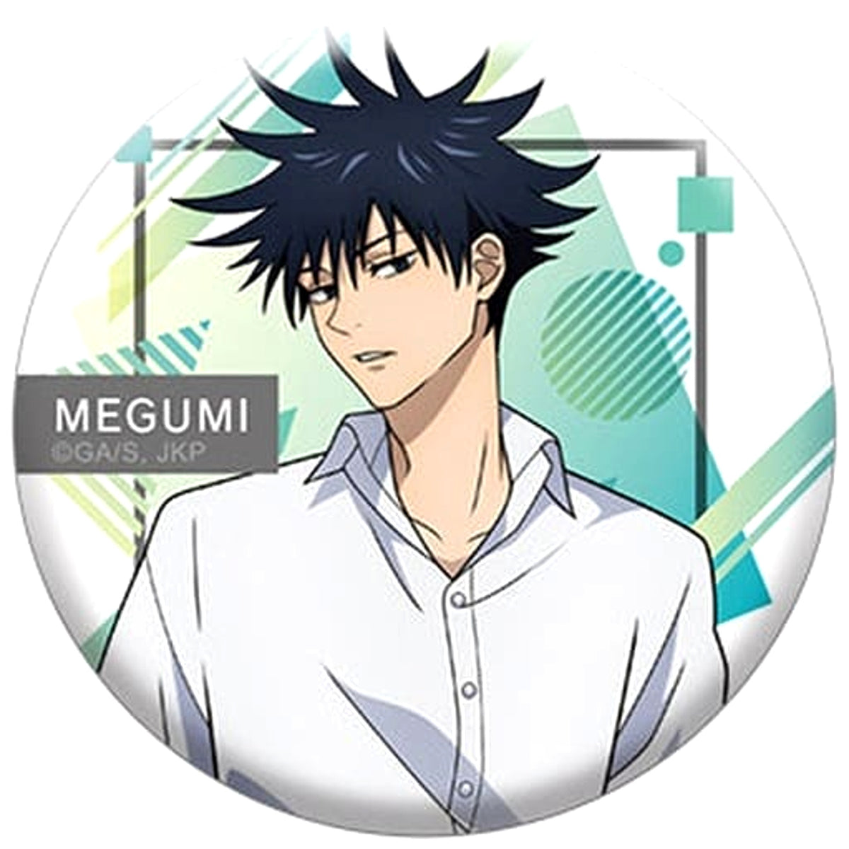 Jujutsu Kaisen Megumi Fushiguro Trading Can Badge Buttons [USED]
