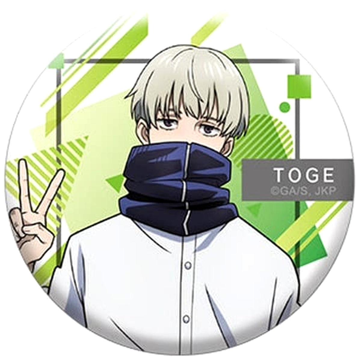 Jujutsu Kaisen Toge Inumaki Trading Can Badge Buttons [USED]