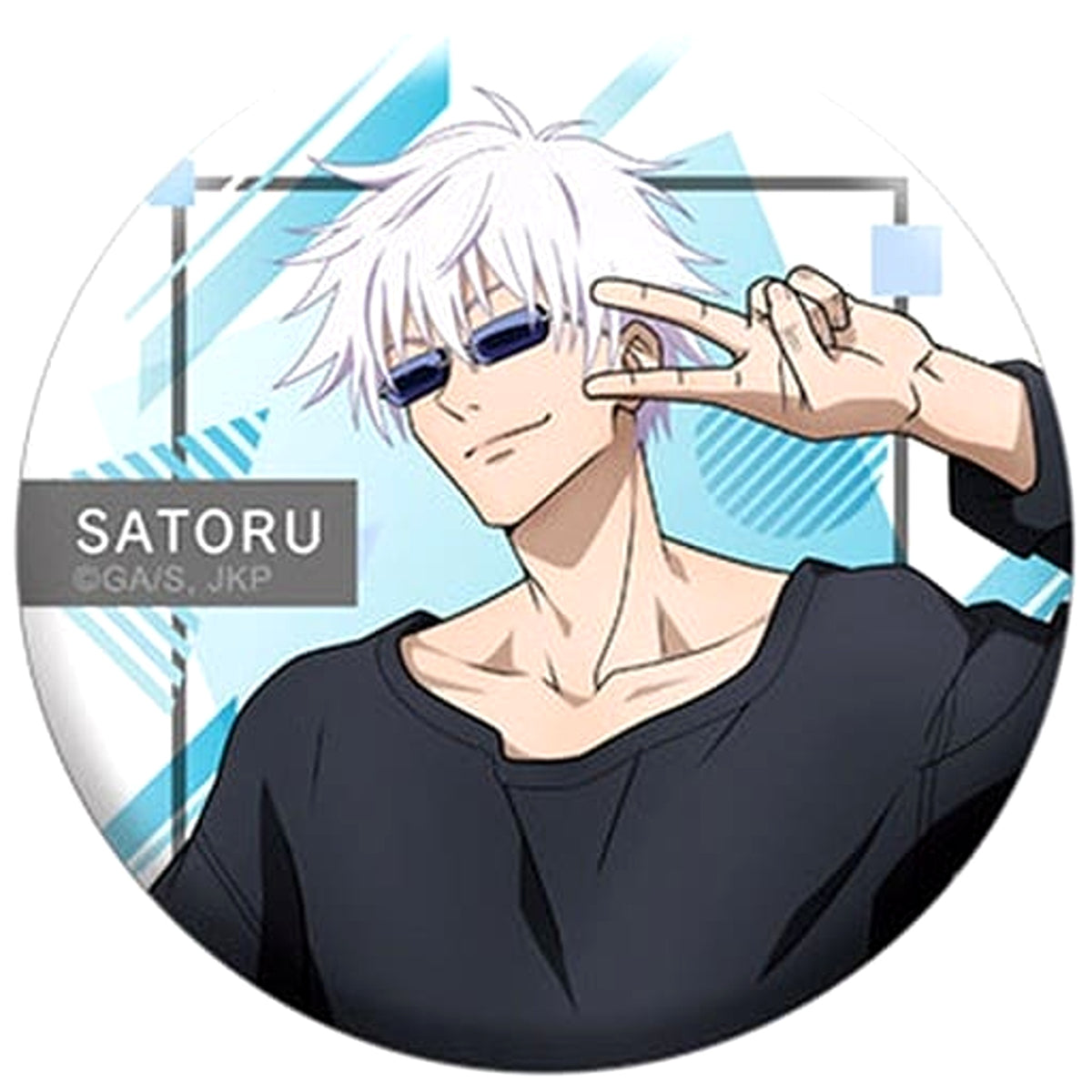 Jujutsu Kaisen Satoru Gojo Trading Can Badge Buttons [USED]