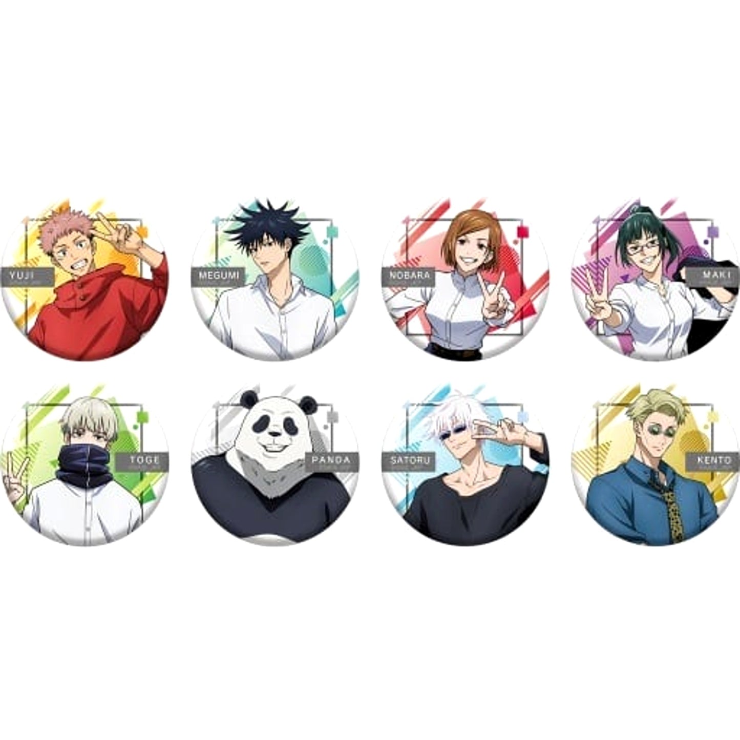 Megumi Fushiguro & Others Jujutsu Kaisen All 8 Types Set Random Button [USED]