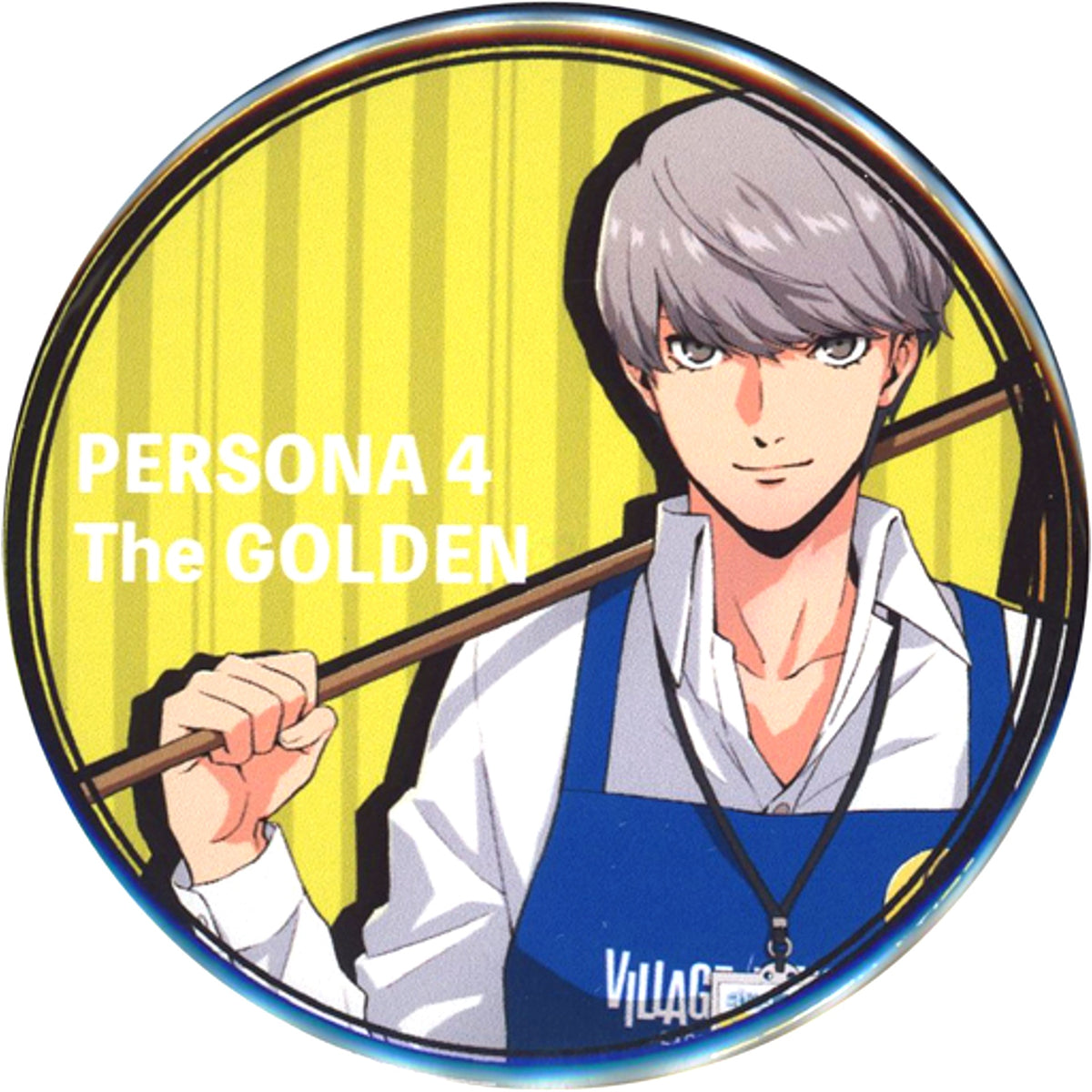 Protagonist P4G Bust Up Persona Series x Village Vanguard Button [USED]