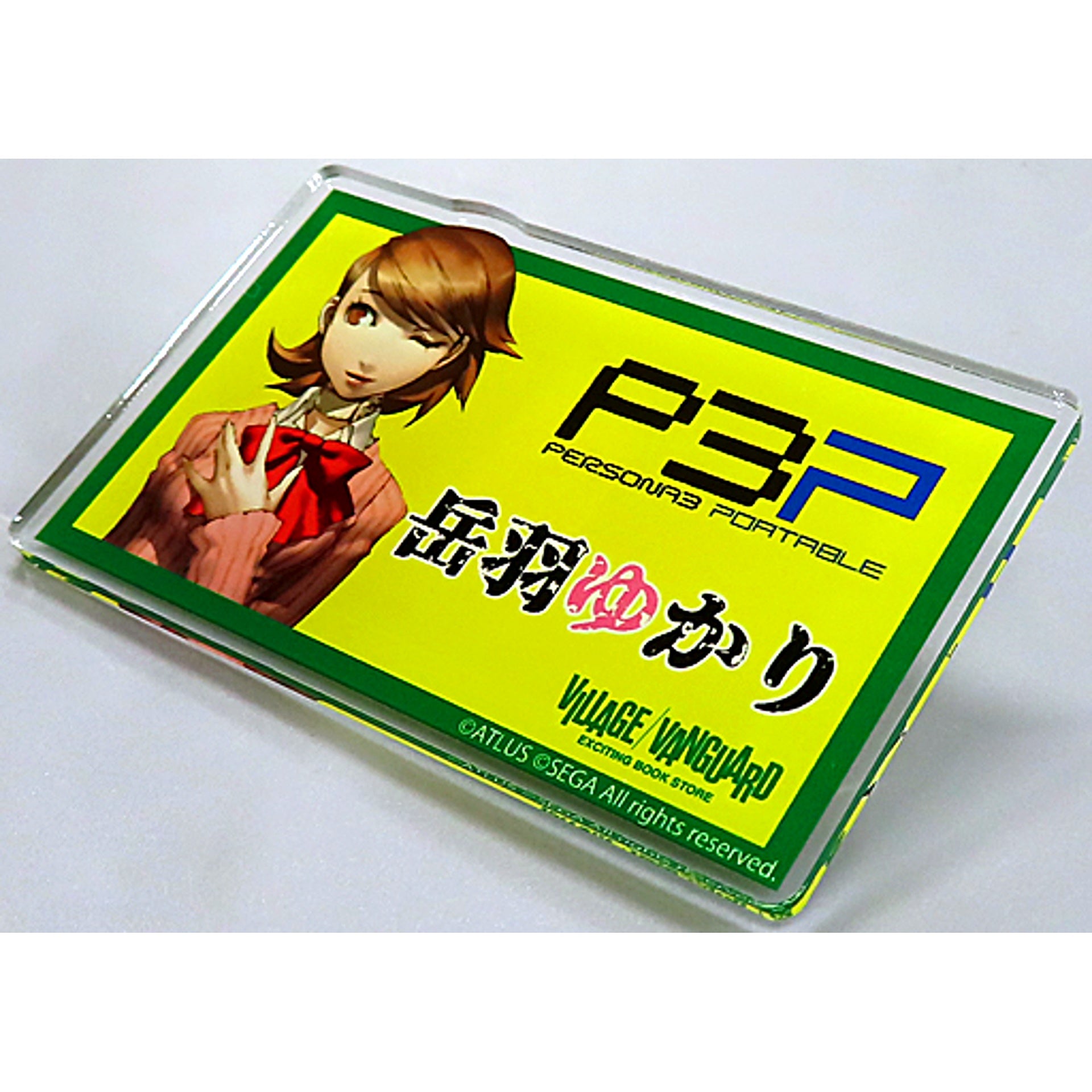 Yukari Takeba Persona 3 Portable Acrylic Name Badge Persona Series Village Vanguard Collab [USED]