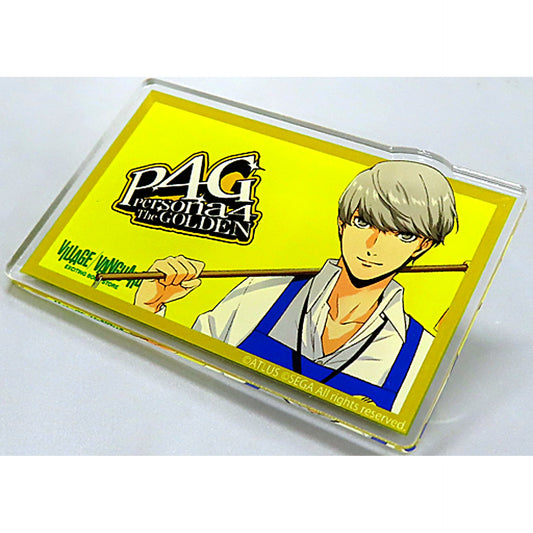 Protagonist P4G Clerk Persona Series Acrylic Name Button x Village Vanguard [USED]