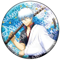 Gintama Gintoki Sakata Glitter Can Badge Collection Buttons [USED]