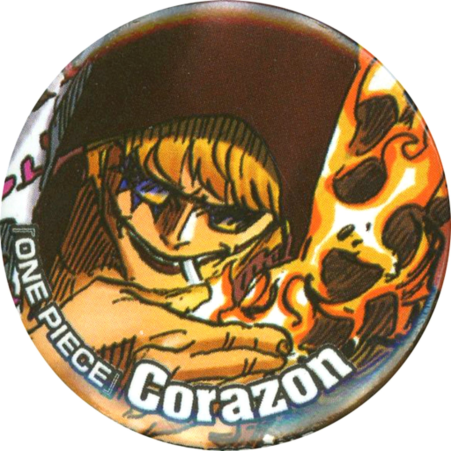 Corazon Donquixote Rosinante One Piece Original Button Shueisha Natsu Comi 2015 Purchase Bonus [USED]