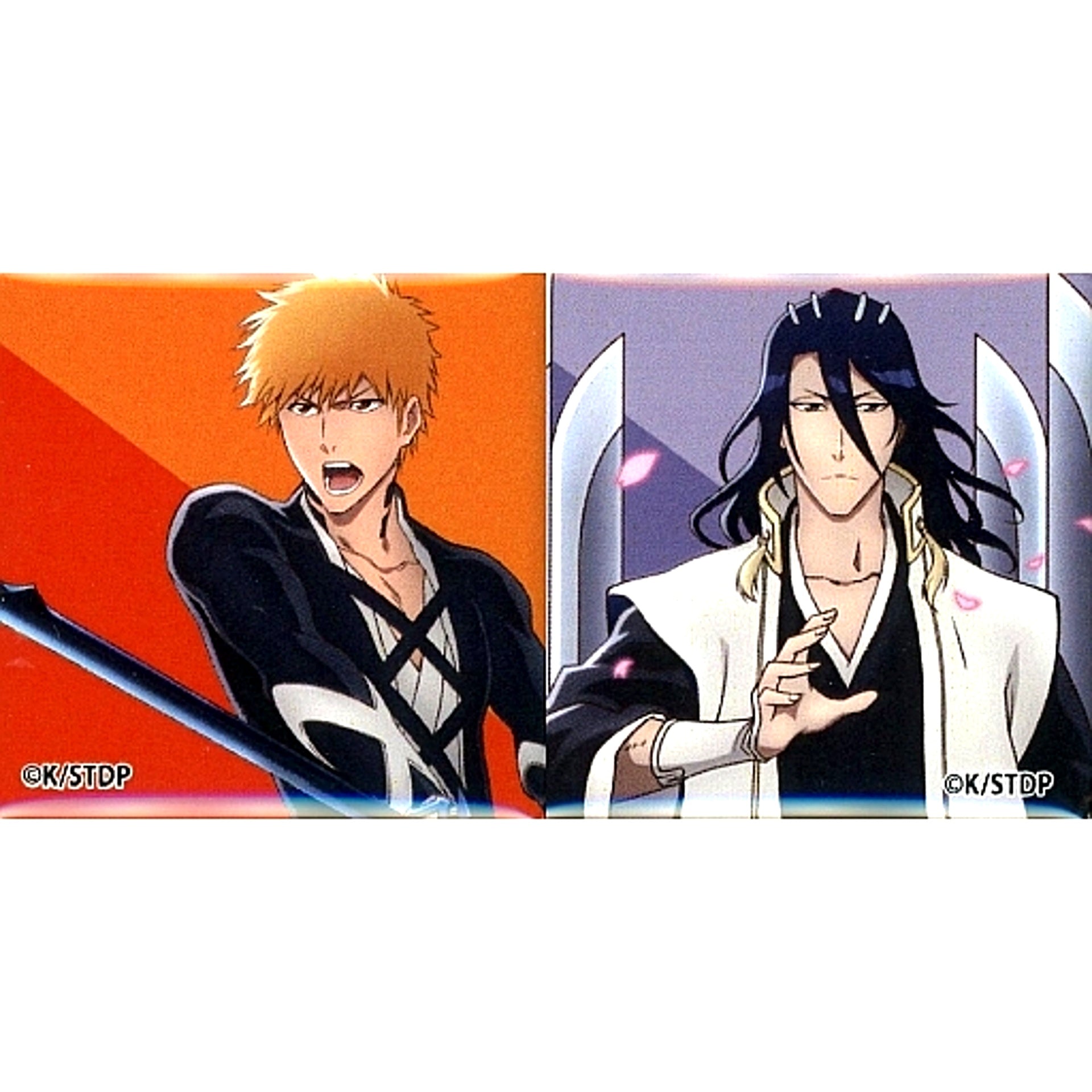 Ichigo Kurosaki Byakuya Kuchiki BLEACH Thousand-Year Blood War Button Set 2 Pieces Jump Festa 2023 Goods [USED]