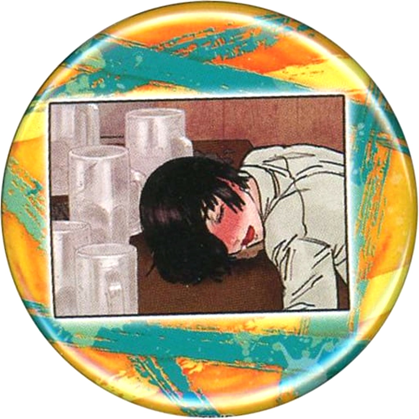 Himeno Chainsaw Man Collection Button Petit Vol 3 Maa iika Yoroshiku naa [USED]