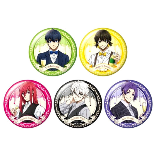 Set of 5 Blue Lock Anime Broadcast Commemoration Fair in HANDS Party! Trading Glitter Button [USED]