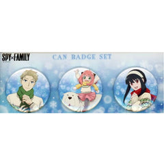 SPY x FAMILY Forger Family Can Badge Set Jump Festa 2023 Limited Set of 3 Buttons [USED]
