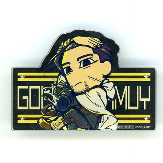 Hyakunosuke Ogata Golden Kamuy Acrylic Badge Jump Festa 2023 Limited Mini Game Uehehei Fujimi no Sugimoto Harakiri Show Game Kyodai Garapon Prize B [USED]