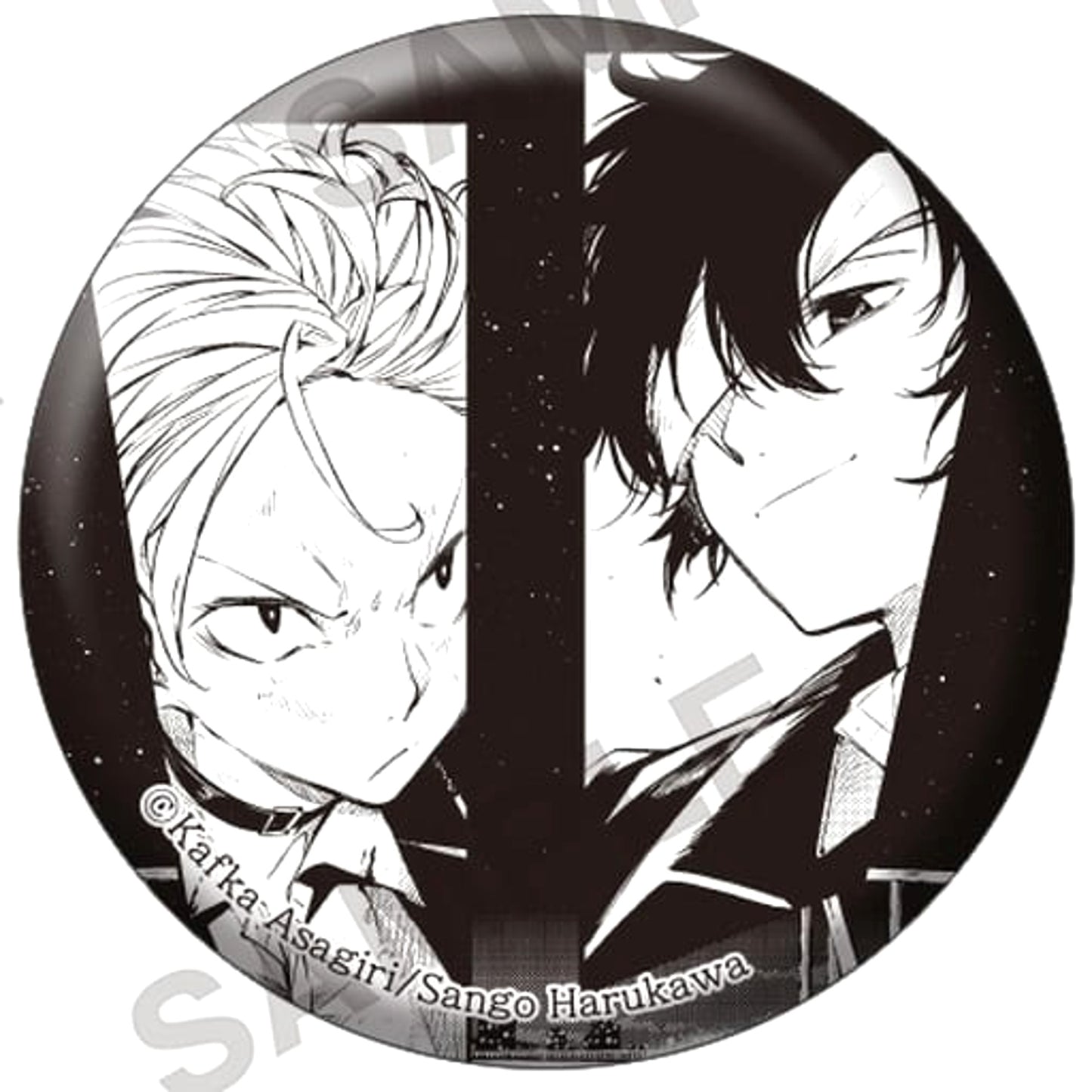 Osamu Dazai Chuya Nakahara Bungo Stray Dogs Trading Hologram Button Novels Ver.2 [USED]
