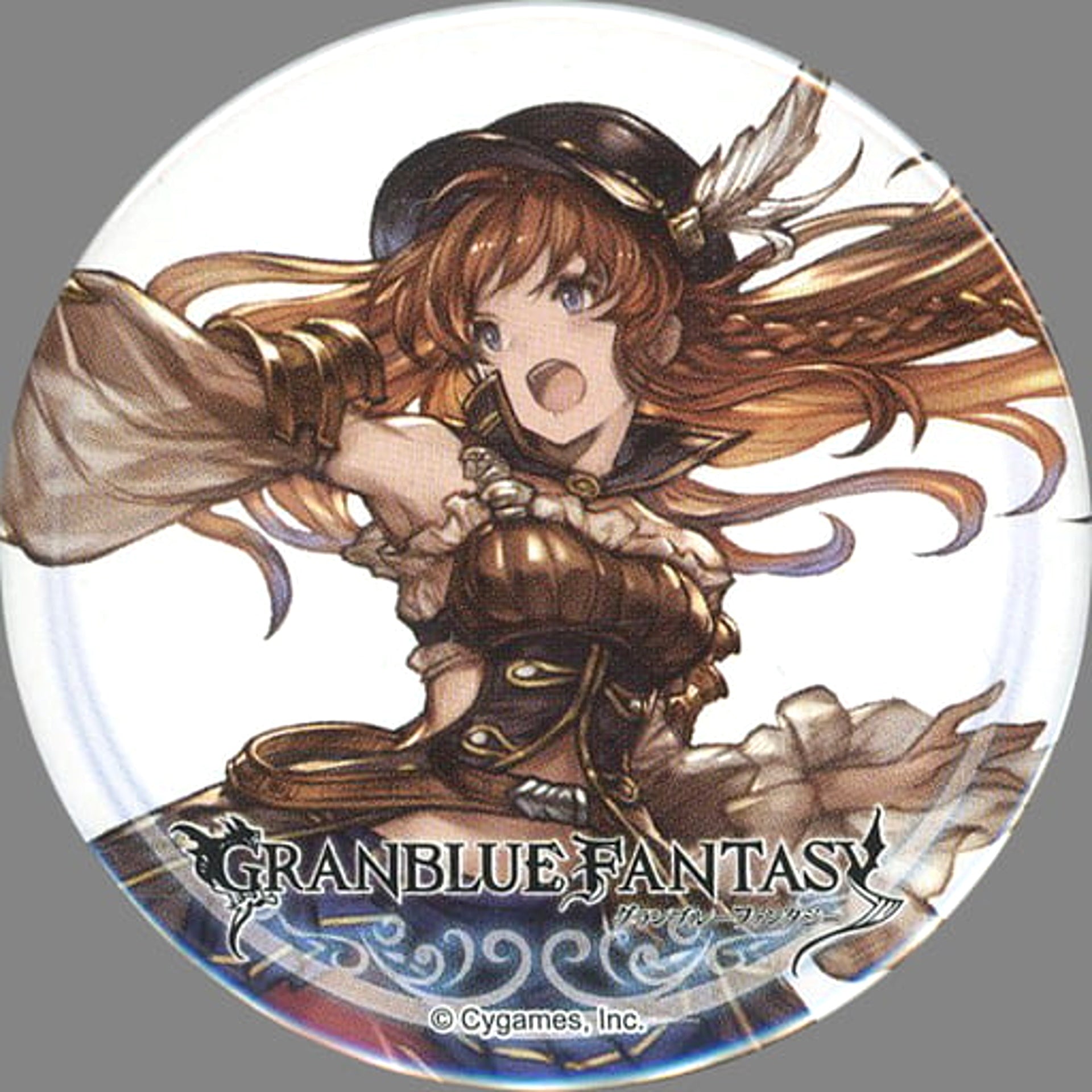 Granblue Fantasy Liscia Trading Can Badge 5th Anniversary Selection Vol.6 Yorozuya Siero Tokyu Hands Branch Offices Limited Buttons [USED]