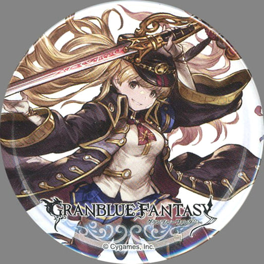 Granblue Fantasy Monika Trading Can Badge 5th Anniversary Selection Vol.6 Yorozuya Siero Tokyu Hands Branch Offices Limited Buttons [USED]