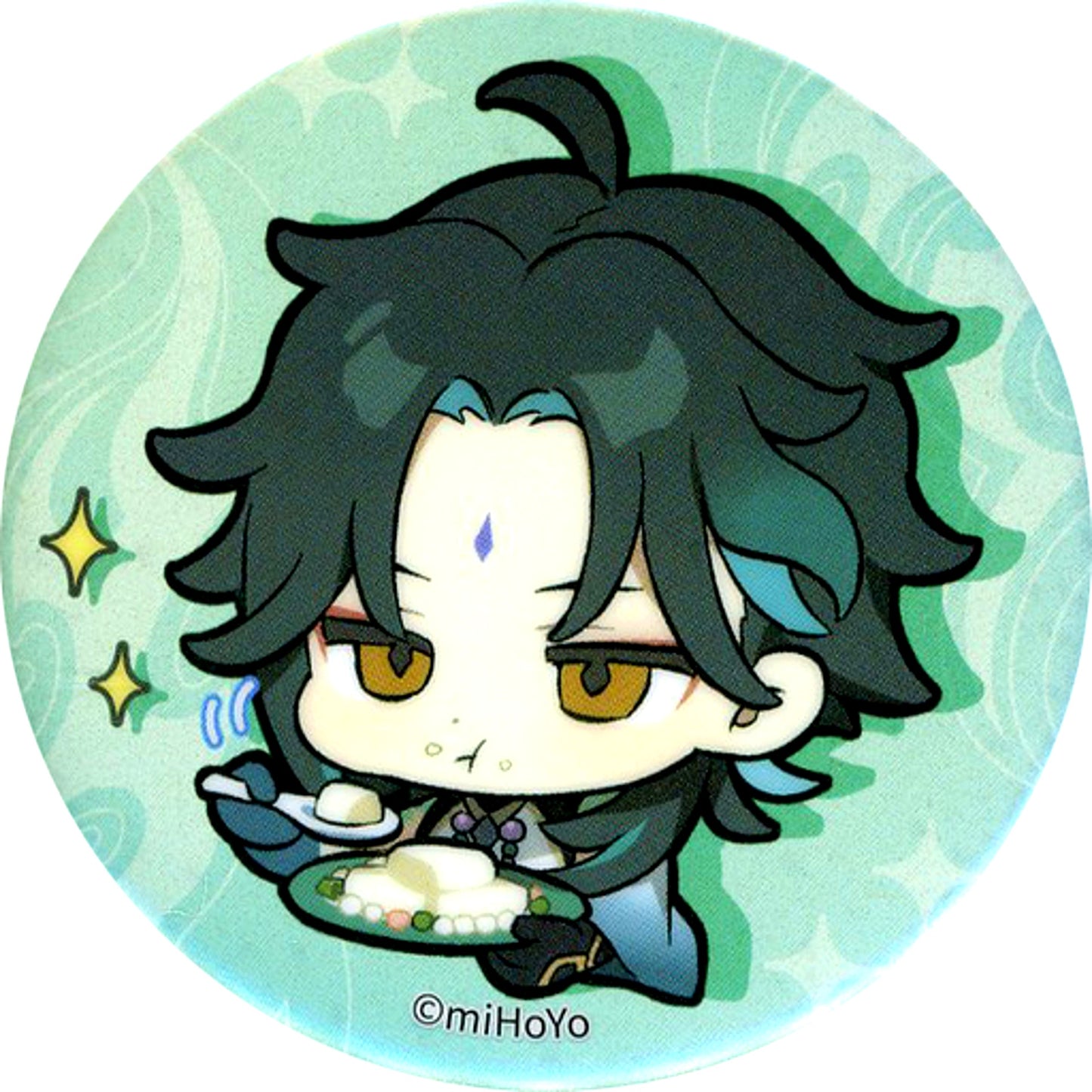 Xiao Genshin Impact Chibi Character Button [USED]