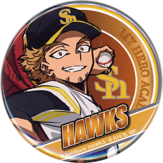 Hawks Fukuoka Softbank Hawks X My Hero Academia Random Button [USED]