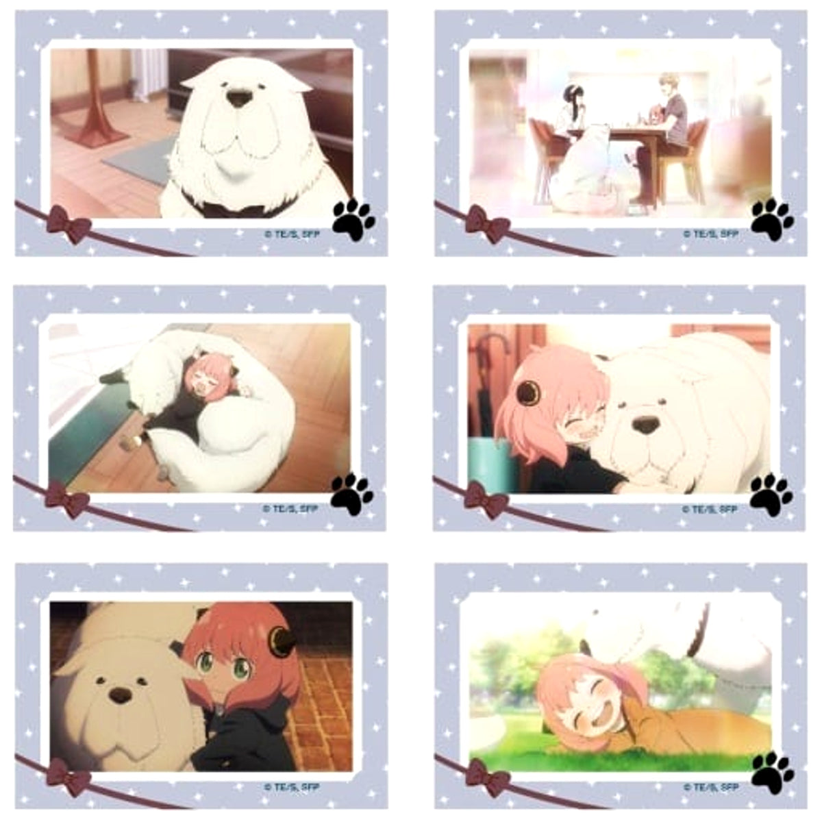 SPY x FAMILY Anya Forger & Others Famous Scene Badge Collection Bond All 6 Types Set Buttons [USED]