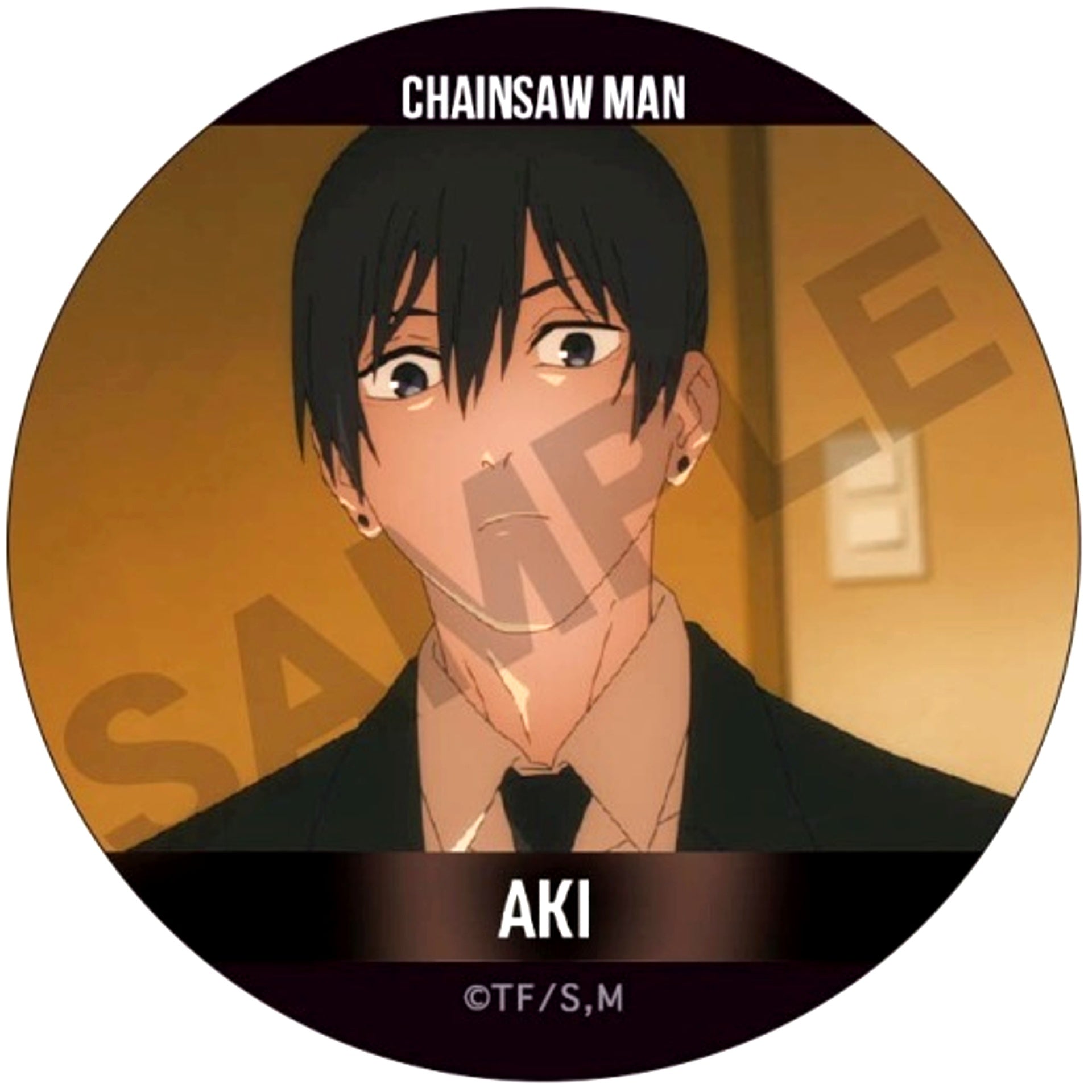 Aki Hayakawa B Chainsaw Man Trading Button [USED]