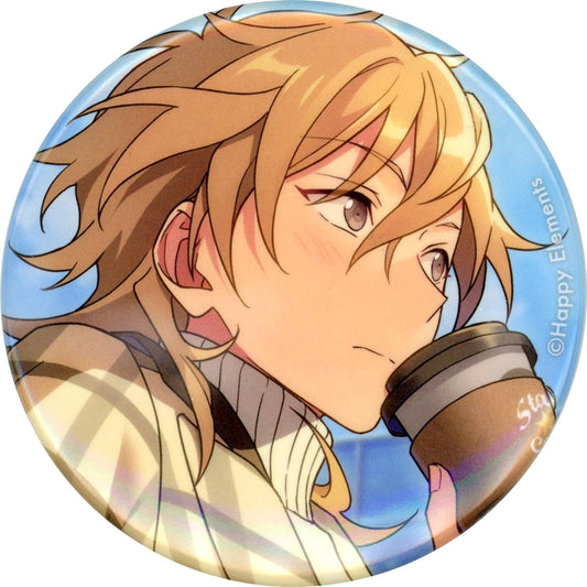 Ensemble Stars!! Kaoru Hakaze Feature Scout Can Badge 2022 Spring Casual Side Buttons [USED]
