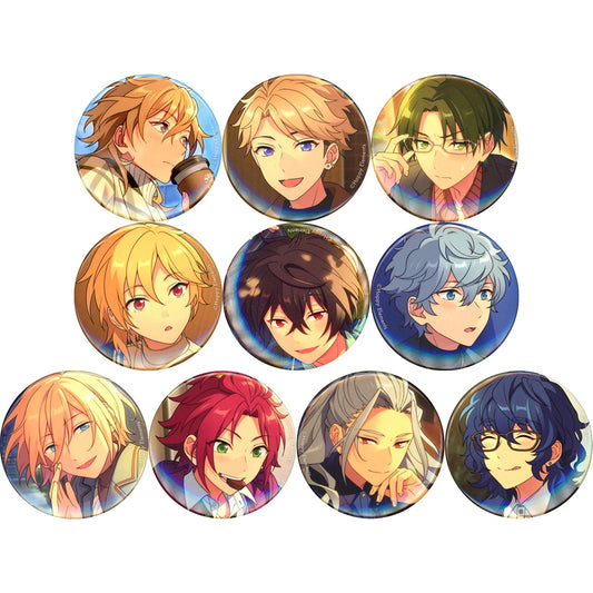 Set of 10 Ensemble Stars!! Feature Scout Button 2022 SPRING -Casual Side- [USED]