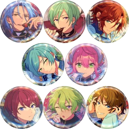 Kanata Shinkai & Others Ensemble Stars!! All 8 Types Set Theme Scout Button 2022 Spring Idol Side [USED]