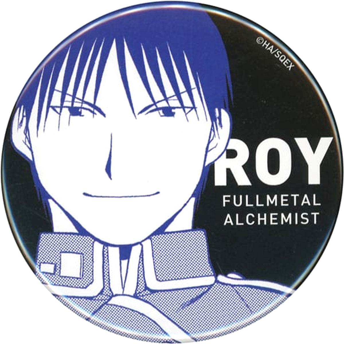 Fullmetal Alchemist Roy Mustang Trading Can Badge Collection 20th Anniversary X Square Enix Cafe Limited Buttons [USED]