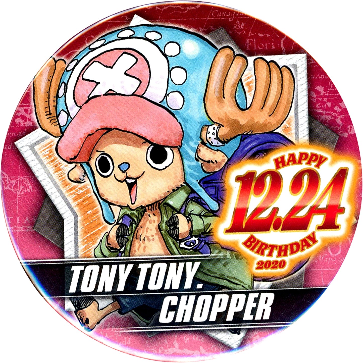 Tony Tony Chopper One Piece Birthday Button 2020 [USED]