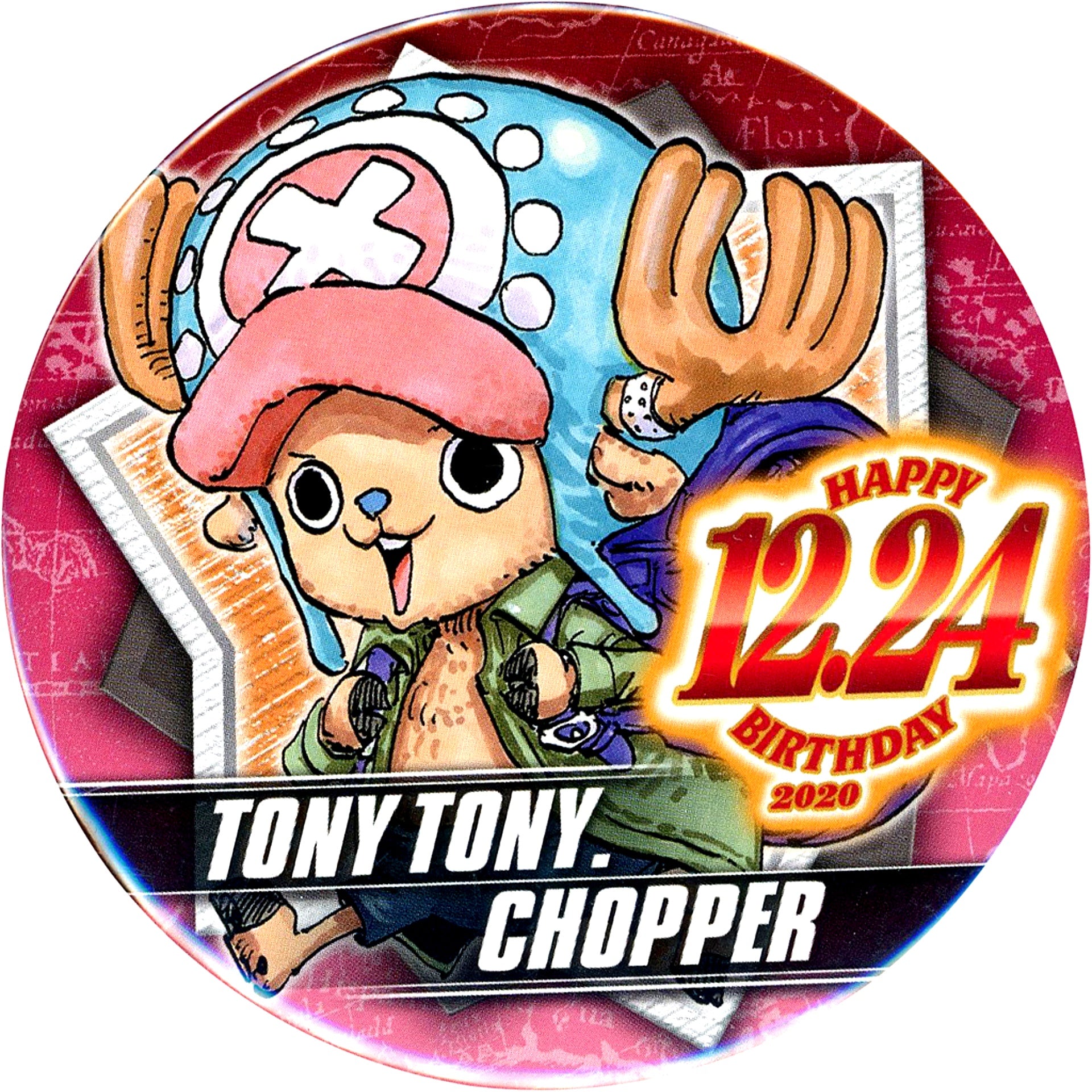 Tony Tony Chopper One Piece Birthday Button 2020 [USED]