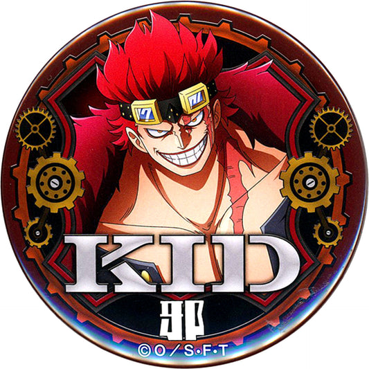 Eustass Kid One Piece Yakara Button Vol. 24 World Mugiwara Store Limited [USED]