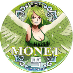 One Piece Monet Yakara Can Badge Part 24 World Straw Store Limited Buttons [USED]