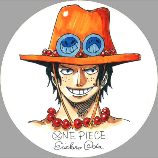 Portgas D. Ace SP One Piece Original Button Shueisha Natsu Comi 2015 Purchase Bonus [USED]