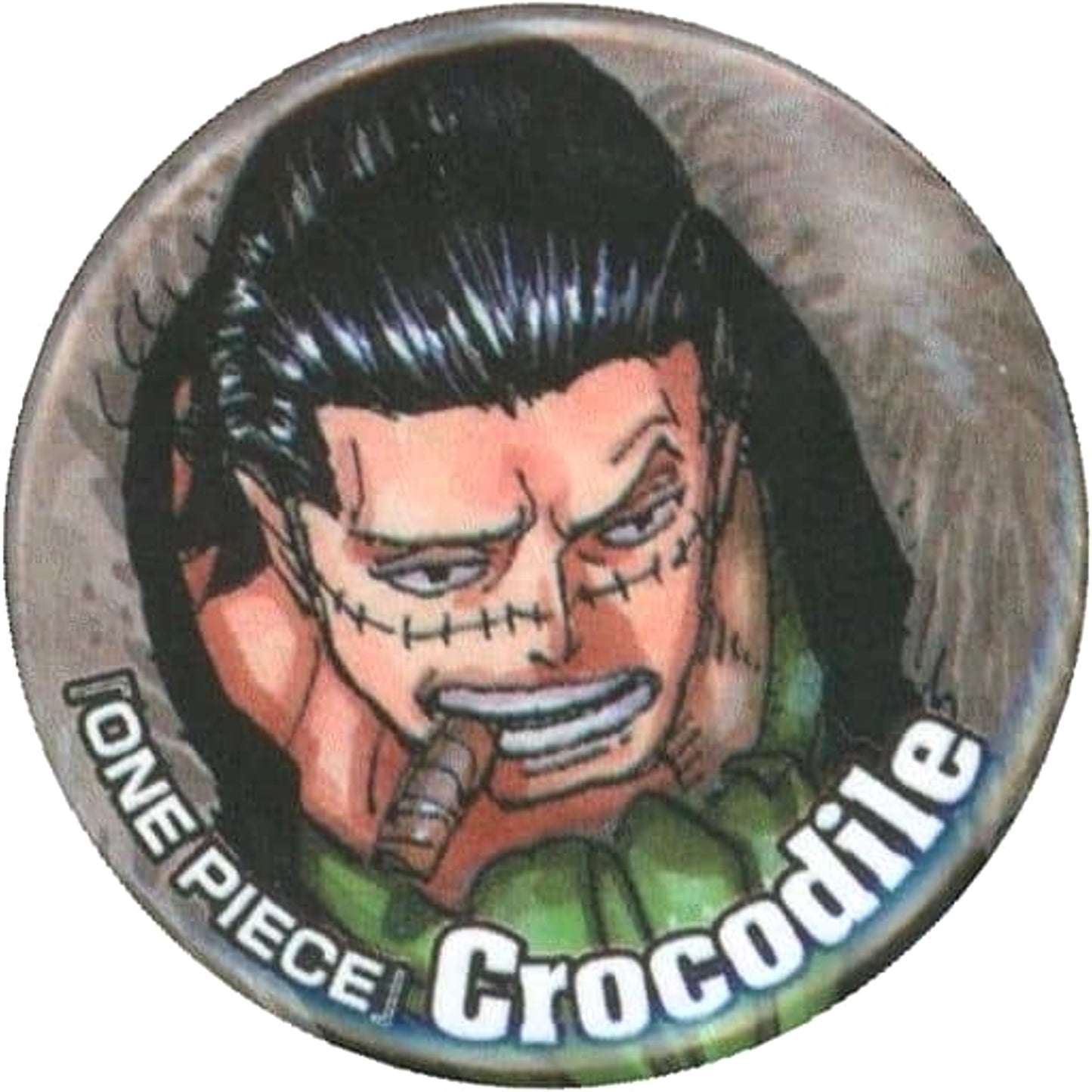 One Piece Sir Crocodile Original Can Badge Shueisha Natsucomi 2015 Limited Target Product Purchase Privilege Buttons [USED]