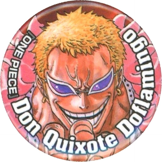 Donquixote Doflamingo One Piece Original Button Shueisha Natsucomi 2015 Limited Target Product Purchase Privilege [USED]