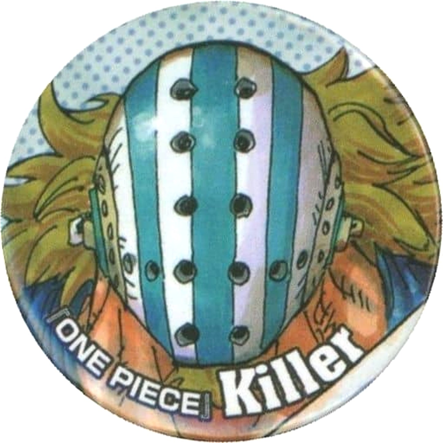 One Piece Killer Original Can Badge Shueisha Natsucomi 2015 Limited Target Product Purchase Privilege Buttons [USED]