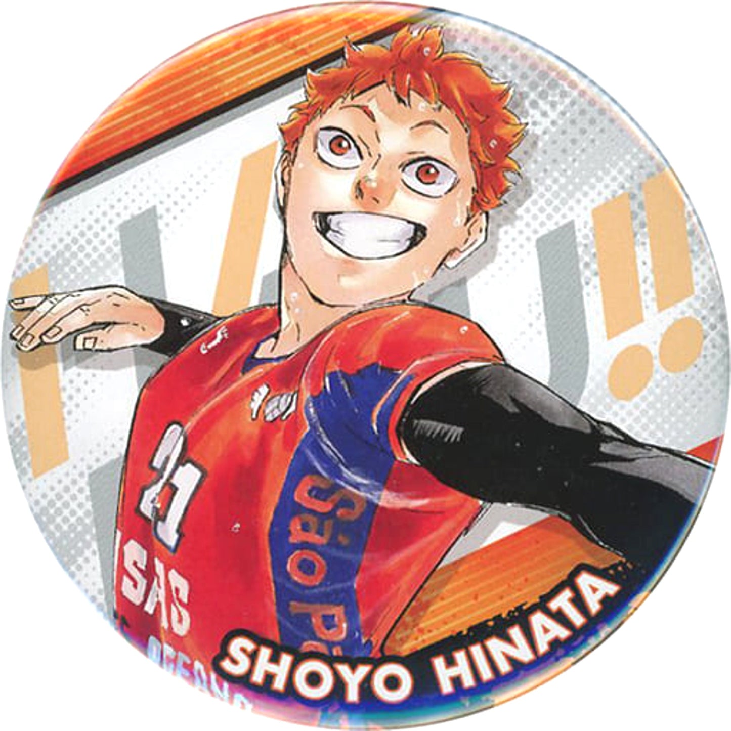 Shoyo Hinata Haikyu!! Collection Button Exhaust: 10th Anniversary Ver. [USED]