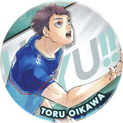 Haikyu!! Toru Oikawa Collection Can Badge Exhaust: 10th Anniversary Ver. Buttons [USED]
