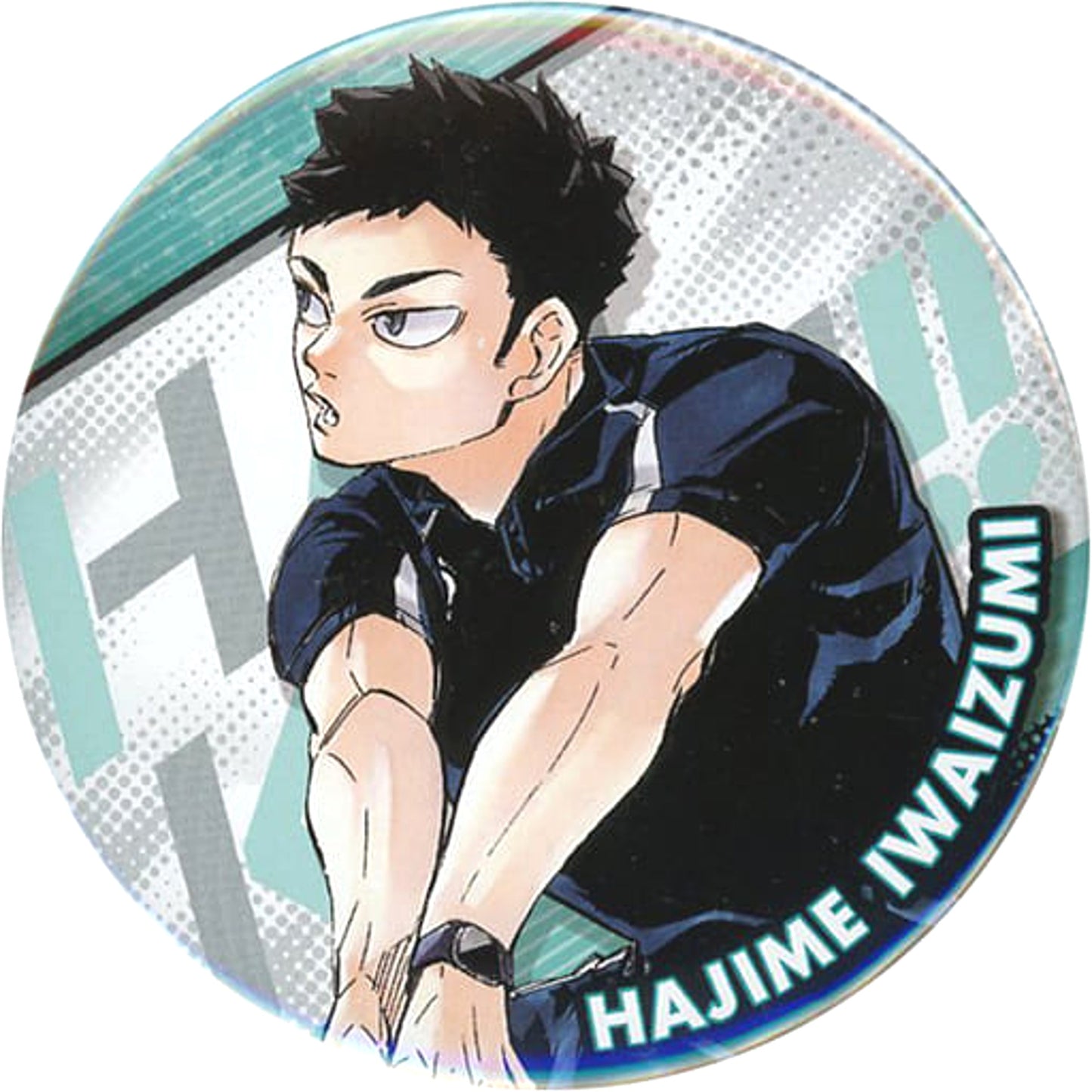 Hajime Iwaizumi Haikyu!! Collection Button Exhaust: 10th Anniversary Ver. [USED]