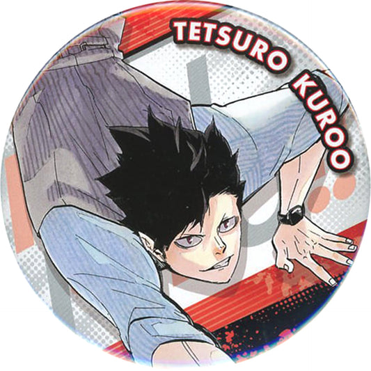 Haikyu!! Tetsuro Kuroo Collection Can Badge Hai 10th Anniversary Version Buttons [USED]
