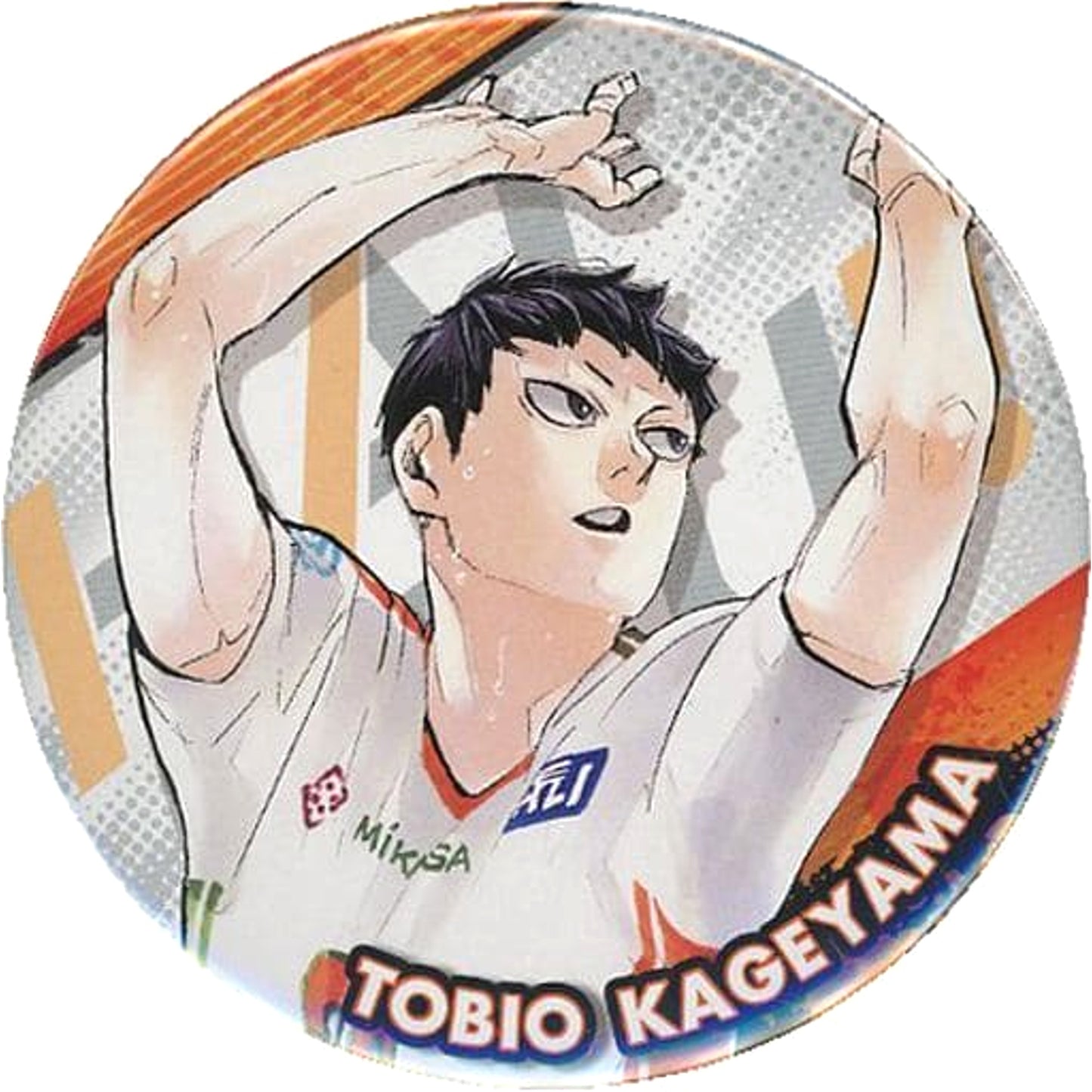 Tobio Kageyama Haikyu!! Collection Button Kyu 10th Anniversary Ver. [USED]