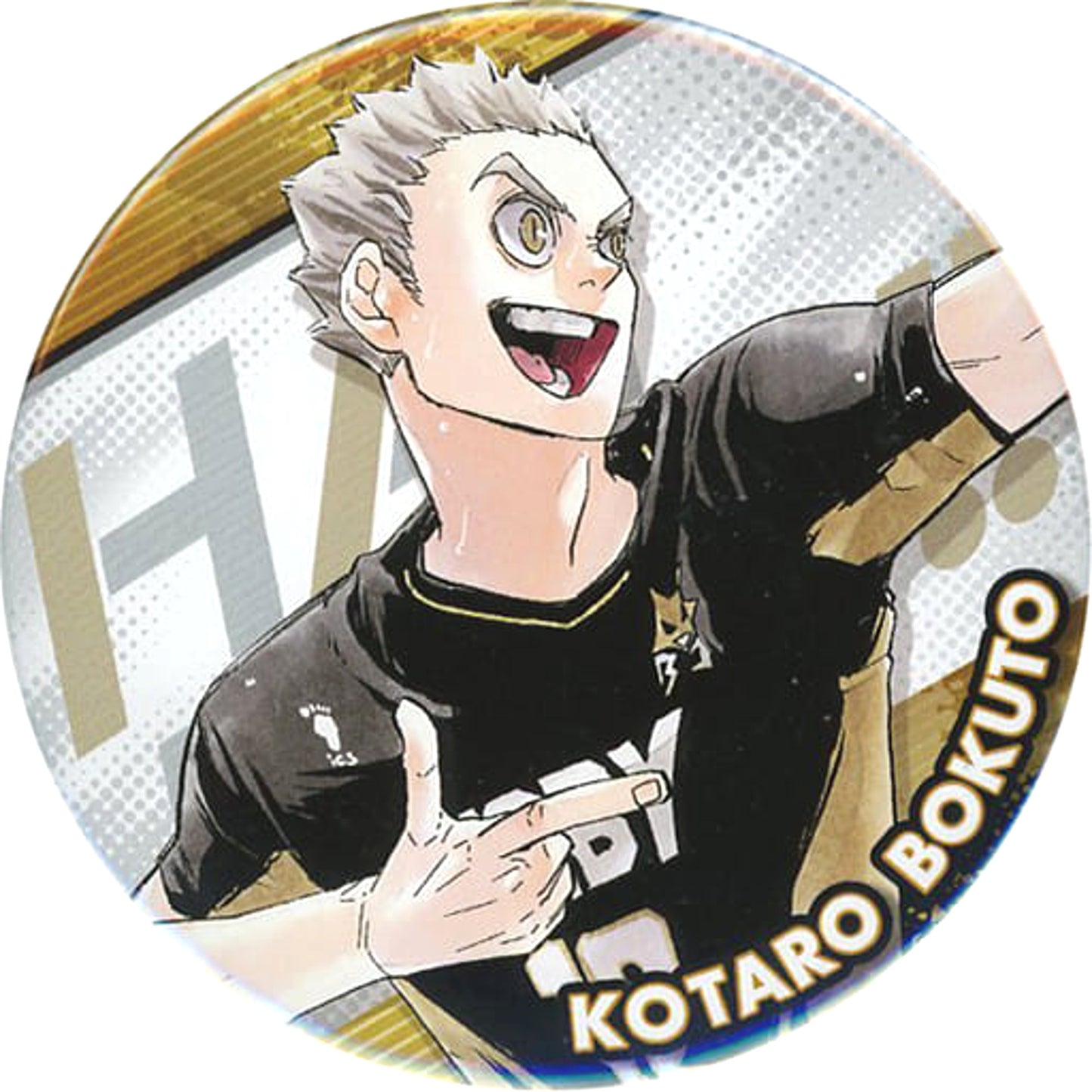 Haikyu!! Kotaro Bokuto Collection Can Badge Kyu 10th Anniversary Ver. Buttons [USED]