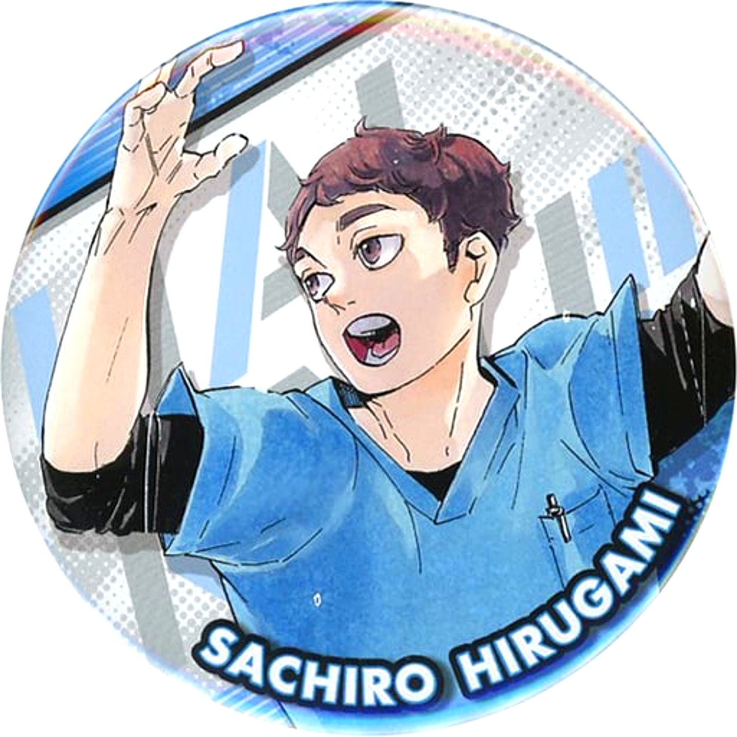 Sachiro Hirugami Haikyu!! Collection Button Kyu 10th Anniv Ver. [USED]