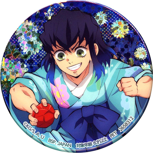 Inosuke Hashibira Demon Slayer: Kimetsu no Yaiba Hologram Button Chapter 4 in namco Namco Exclusive [USED]
