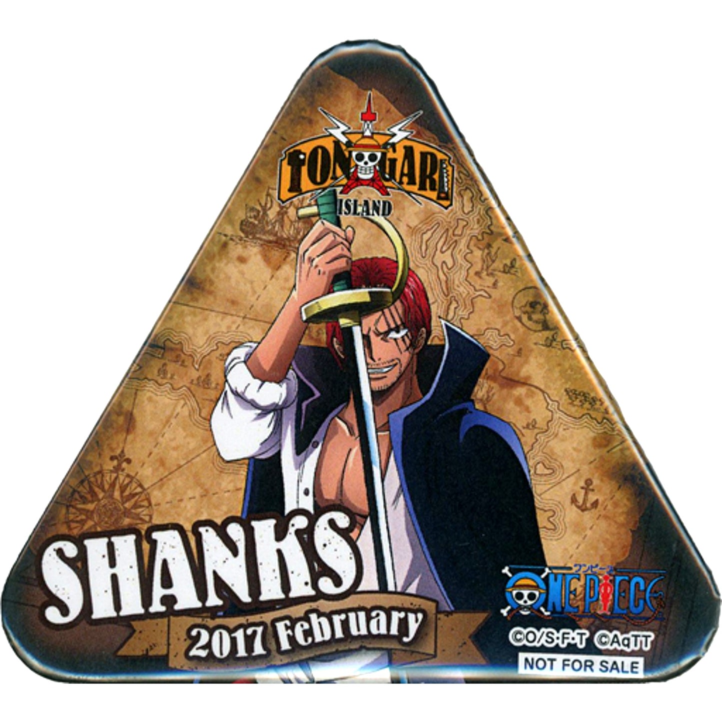 Shanks One Piece 2017 February Tongari Button Tongari Island Mission Clear Prize [USED]