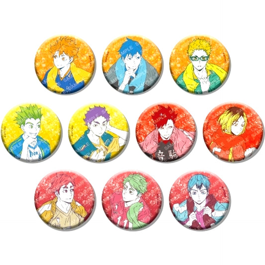 Set of 10 Haikyu!! Button Collection Full Color [USED]