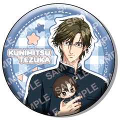 The New Prince of Tennis Kunimitsu Tezuka Full Color Can Badge Collection Buttons [USED]