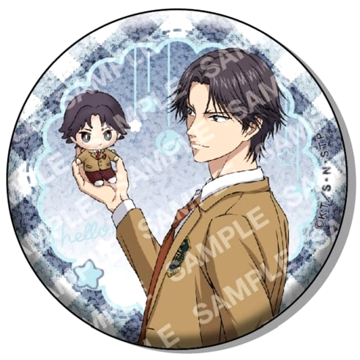 The New Prince of Tennis Keigo Atobe Glitter Can Badge Collection Buttons [USED]