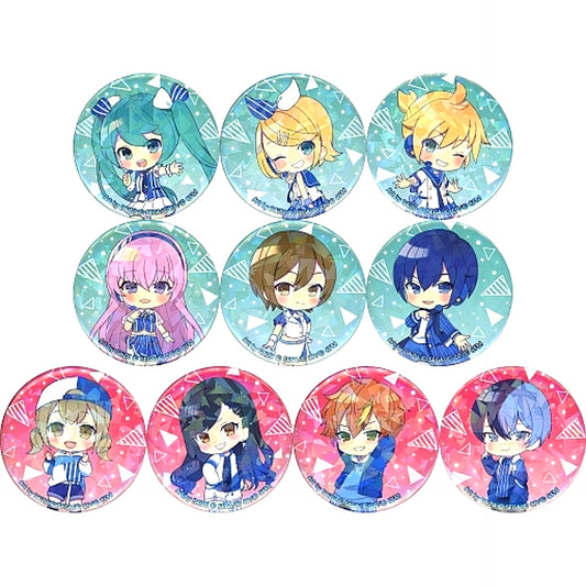 Set of 10 Project SEKAI COLORFUL STAGE! feat. Hatsune Miku Hologram Button C Lawson Campaign [USED]
